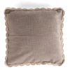 Funda para cojín OLIVIA de algodón beige