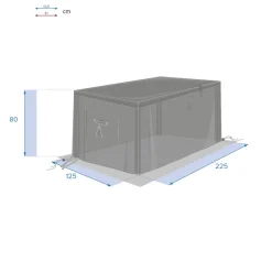 Funda protectora para mesa retangular M