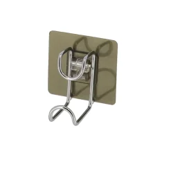 Gancho P/Baño C/Adhesivo Acero Inox.