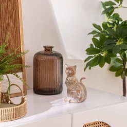 Gato decorativo LINDO beige 18,5cm