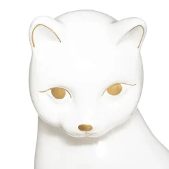 Gato Decorativo Mya Blanco De Cerámica