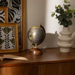 Globo decorativo AFONSO de madera de mango 24cm