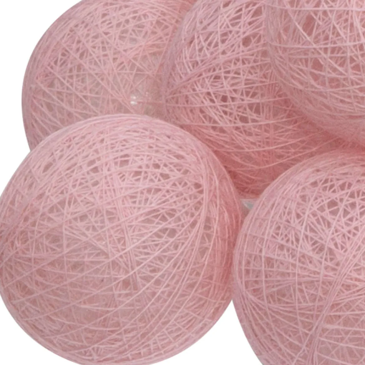 Guirnalda bolas led rosa