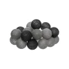 Guirnalda C/16 Bolas Led Grises 255Cm