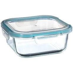 Hermético Cuadrado C/Tapa Azul 1.8L