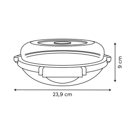 Hermético de vidrio 1,2L