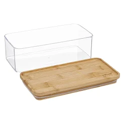 Hermético ESKE apilable con tapa de bambú