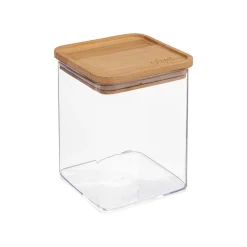 Hermético ESKE apilable con tapa de bambú