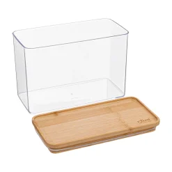 Hermético ESKE apilable con tapa de bambú