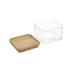 Hermético ESKE apilable con tapa de bambú