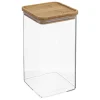 Hermético ESKE apilable con tapa de bambú 1.5l