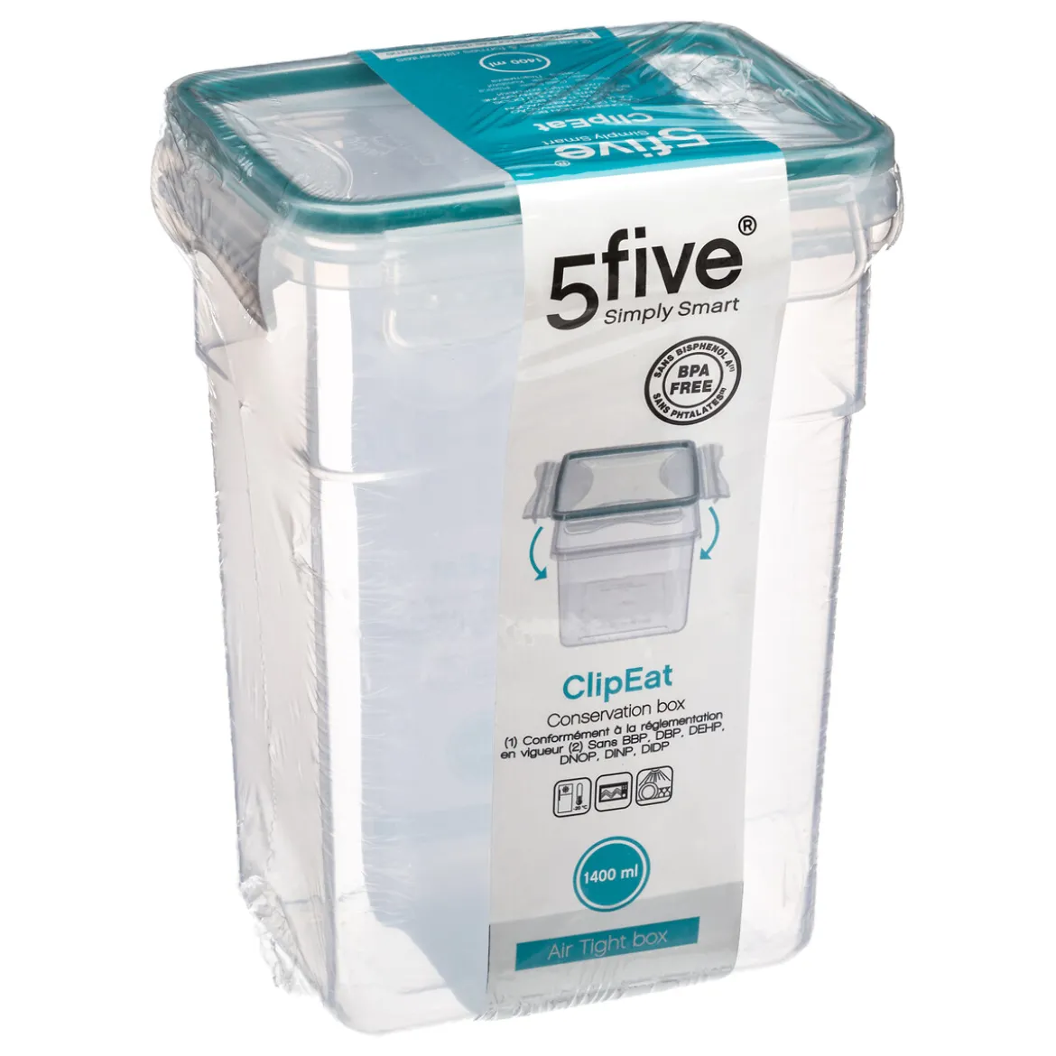 Hermético Plástico Clipeat 1.4L