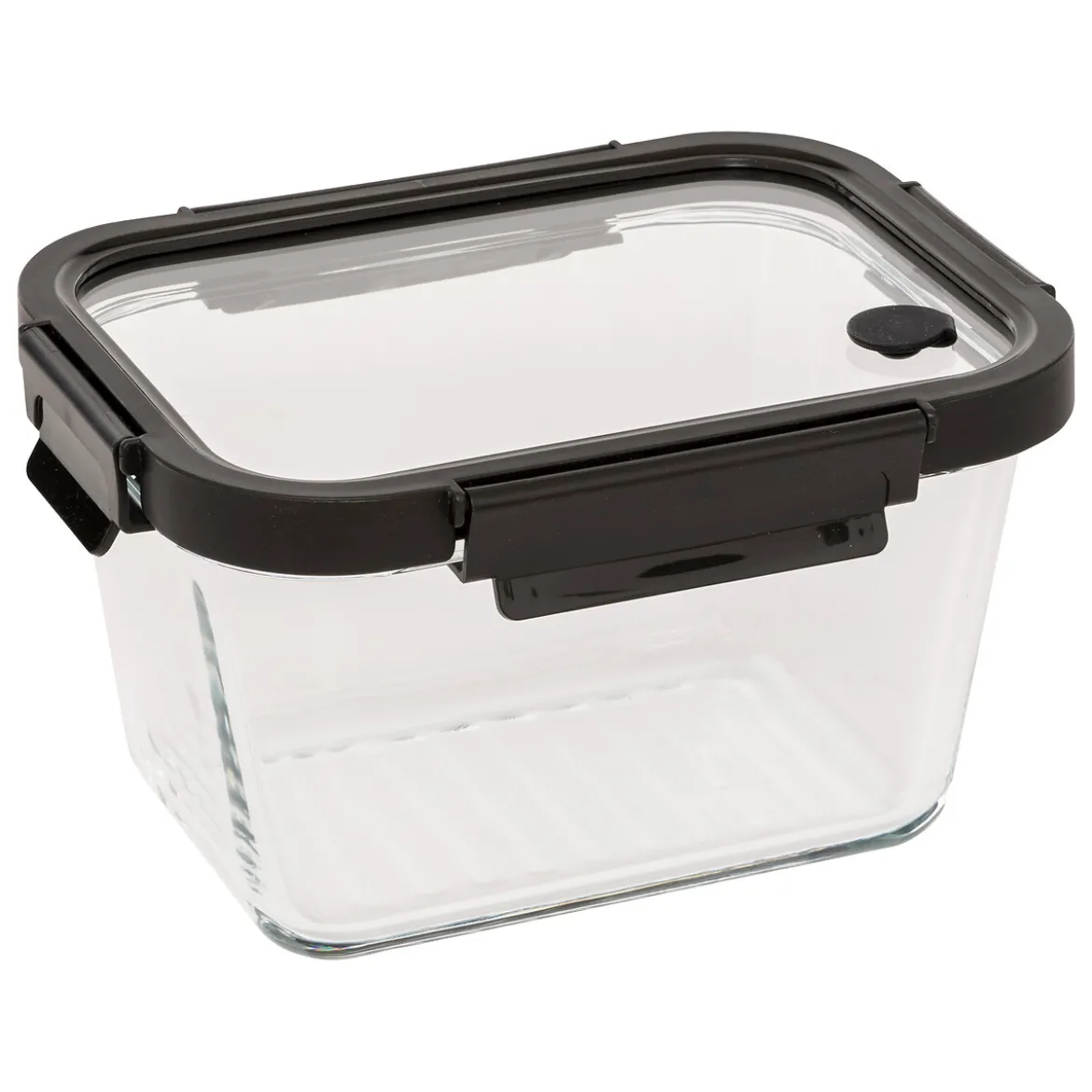 Hermético rectangular CLIPEAT de vidrio 1.8L