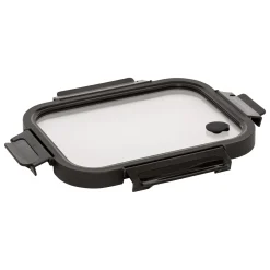 Hermético rectangular CLIPEAT de vidrio 1.8L