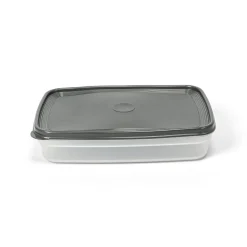 Hermético Rectangular C/Tapa Gris 2.2L