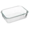 Hermético Rectangular Vidrio 1.3L