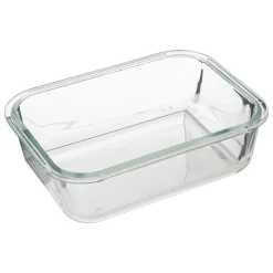 Hermético Rectangular Vidrio 0.9L