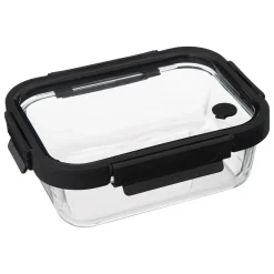 Hermético Rectangular Vidrio 0.9L