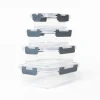 Hermético Rectangular Vidrio 0.37L