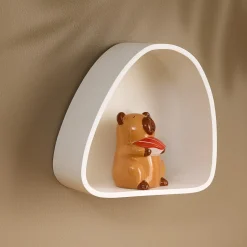 Hucha capibara marrón 15cm