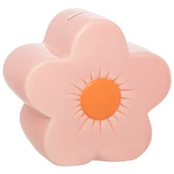 Hucha en forma de flor FORET ENCHANTEE rosa