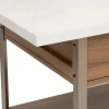 Isla de cocina COME marrón de mdf