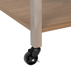 Isla de cocina COME marrón de mdf
