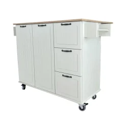 Isla de cocina DOMUS marfil extensible