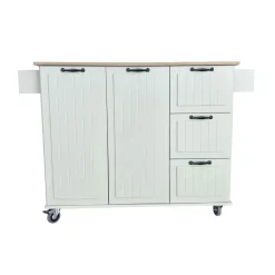 Isla de cocina DOMUS marfil extensible