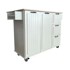 Isla de cocina DOMUS marfil extensible