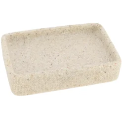 Jabonera de baño efecto arena