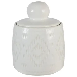 Jarra decorativa MALA blanca 19cm