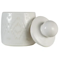 Jarra decorativa MALA blanca 19cm