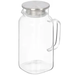 Jarra redonda con tapa acero 1.2L