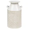 Jarra TINO de metal blanco 31.5cm