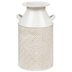 Jarra TINO de metal blanco 31.5cm