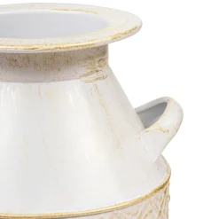 Jarra TINO de metal blanco 31.5cm