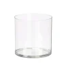 Jarrón acrílico transparente 15cm