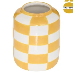 Jarrón ajedrez POOLSIDE de cerámica 14cm