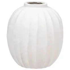 Jarrón AMIA blanco de cerámica 44.5cm