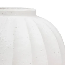 Jarrón AMIA blanco de cerámica 44.5cm
