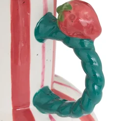 Jarrón a rayas FRUITY de cerámica 25cm