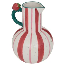 Jarrón a rayas FRUITY de cerámica 25cm