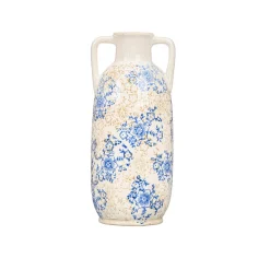Jarrón azul de cerámica 38cm