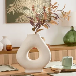 Jarrón blanco 33cm