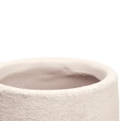 Jarrón blanco de cerámica 25.5cm