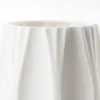Jarrón blanco de cerámica 21.5cm