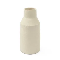 Jarrón Cerámica Caravane Beige 40Cm