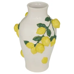 Jarrón con limones 3D FRUITY de cerámica 32cm