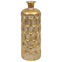 Jarrón con textura BELLI dorado 60cm